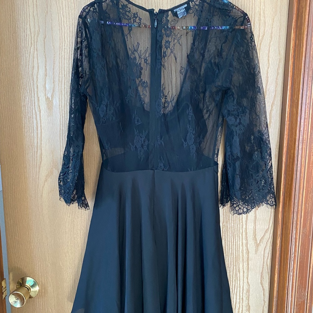 Bebe, Evie Lace Bralette Dress, Size 6